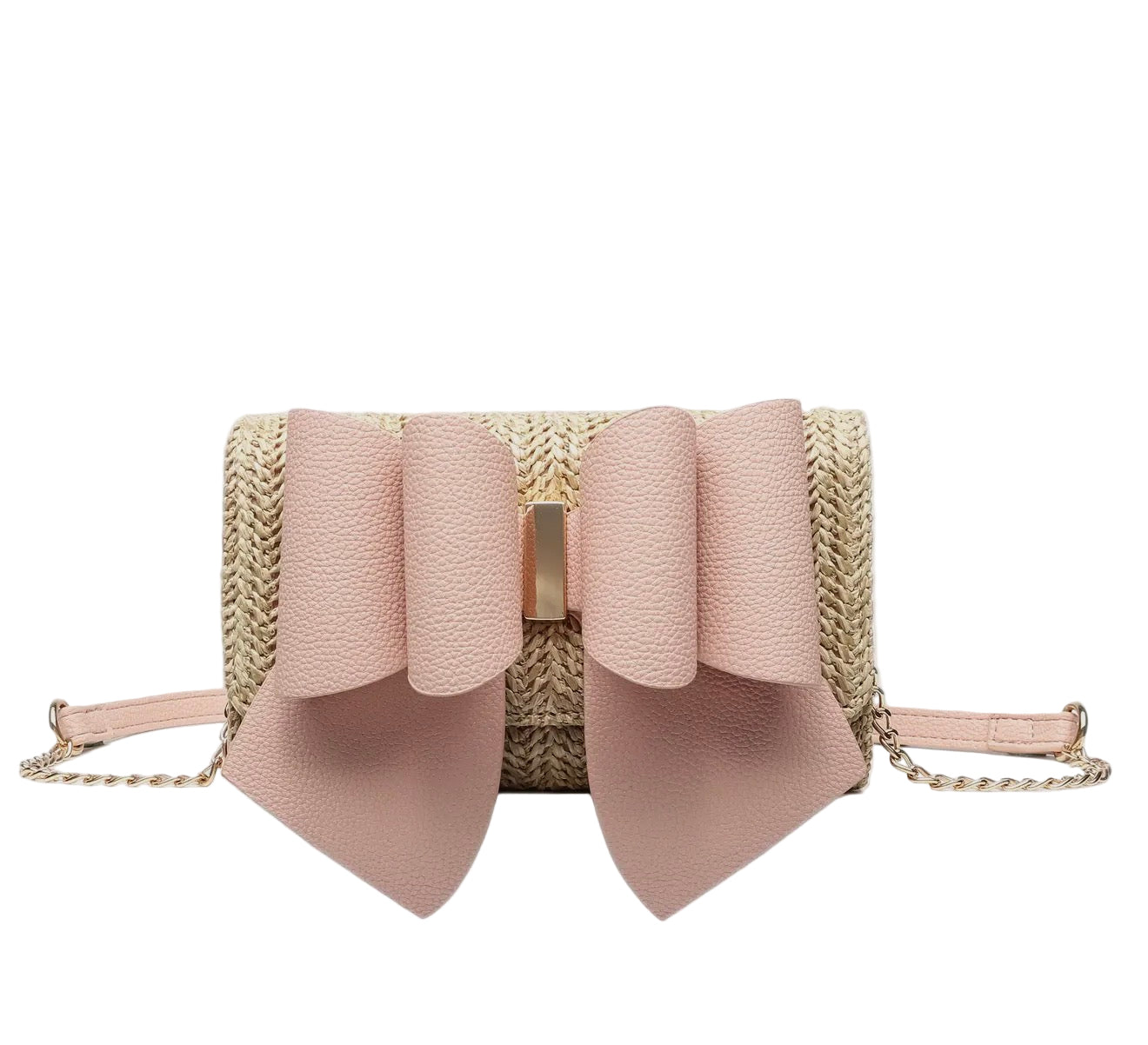 Mini Bonnie Wallet Purse Straw Crossbody Bag