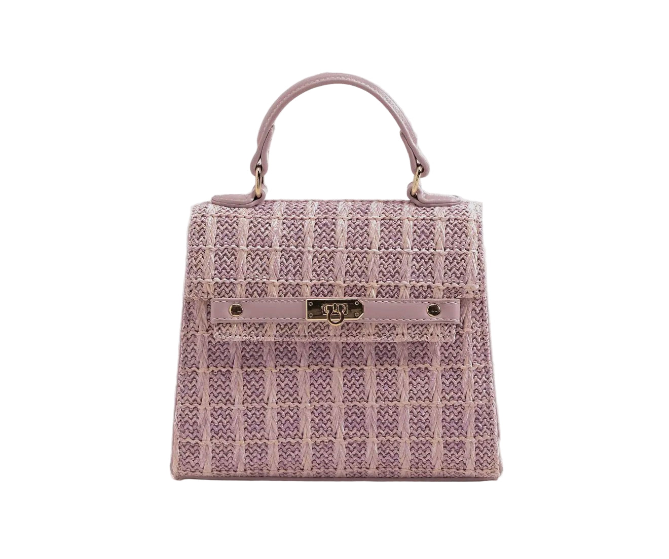 Woven Straw Crossbody Purse